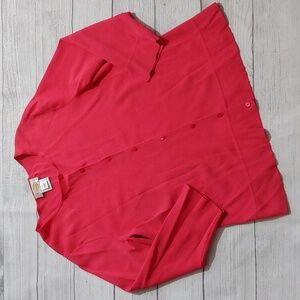 TALBOTS CORAL CARDIGAN